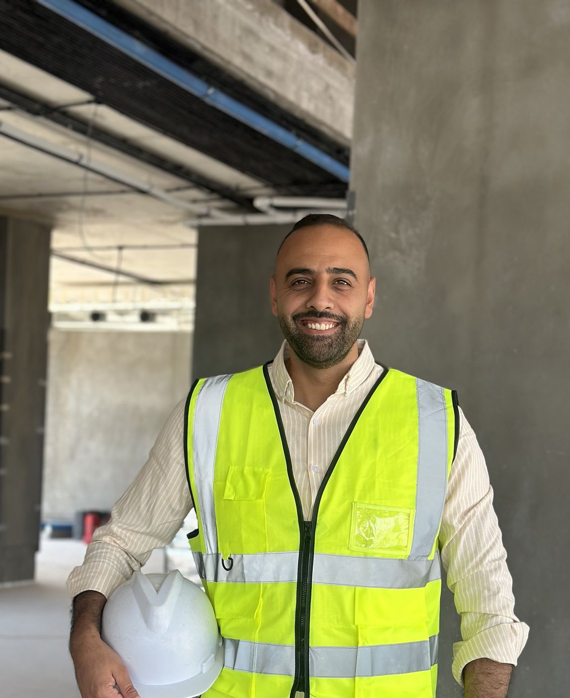 Eng. Faisal Abu Hammour on site